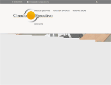 Tablet Screenshot of circuloejecutivo.mx